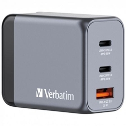 Cargador De Pared Universal Verbatim Gnc-65/ 2Xusb Tipo-C/ 1