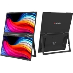 Monitor Portátil Táctil Verbatim Duo Essentials 15.6 + 15.6