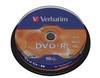 VERBATIM DVD-R 4.7GB 16x TARRINA 10 43523 (20)