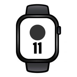 Apple Watch Series 11/ Gps/ 46Mm/ Negro Azabache/ Correa Neg