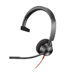 Auriculares Poly Monoaurales Blackwire 3310 Con Certificació