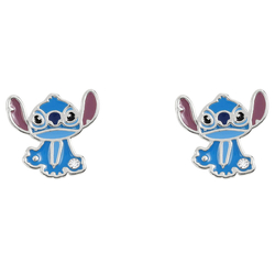 Pendientes Stitch Disney Plata