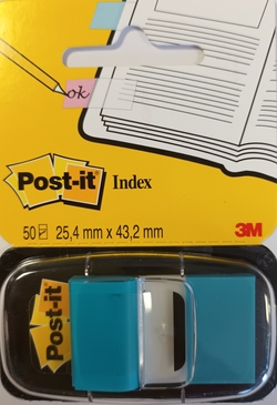 INDICES AUTOADHESIVOS EN ZIGZAG 680-23 BLAU 25,4X43,2MM