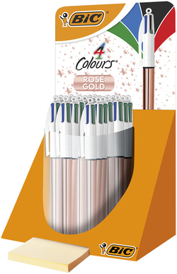 EXP 20 PENS 4 COLORS SHINE ROSE GOLD TIP 1MM