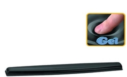 REPOSAMUÑECAS PARA TECLADO DE XEL CRISTAL COR NEGRO