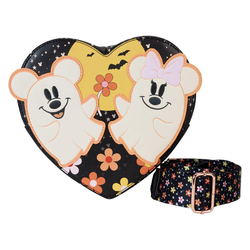 Bolso Bandolera Mickey Y Minnie Fantasmas