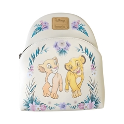 Mochila Disney El Rey Leon Simba & Nala Floral Loungefly 26C