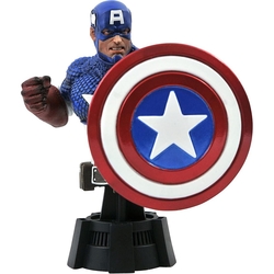 Figura Busto Diamond Select Toys Marvel Animado Capitan Amer