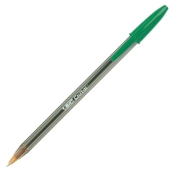 BOX 50 PENS BIC CRISTAL GREEN