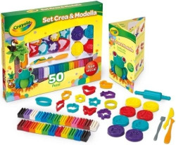 SET CREA E MOLDEA 50 PEZAS CRAYOLA