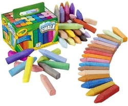 CASE 48 MAXI CRAYOLA WASHABLE FLOOR CHALK
