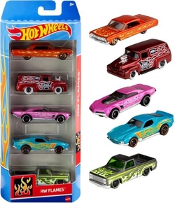 PACK/5 HOT WHEELS COCHES BASICS ASSORTIMENT