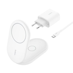 Base De Carga Inalambrica 2 En 1 Belkin Wiz028Vfwh Magnetica