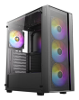 Caja Antec Ax65 Argb Atx Negro 4Xvent 120Mm 2Xusb Sn Fuente