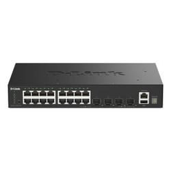 Switch Semigestionable D-Link Stackable Dgs-1530-20/E 16P Gi
