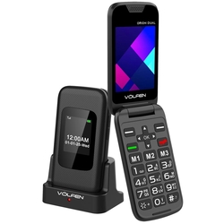 Telefono Movil Volfen Orion Dual Max Tipo Concha Negro Base