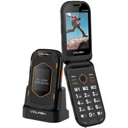 Telefono Movil Volfen Ranger Tipo Concha Negro - Amarillo Ba