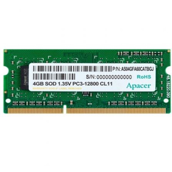 Memoria Ram Apacer Dv.04G2K.Kam 4Gb/ Ddr3L/ 1600Mhz/ 1.35V/