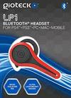 Bluetooth Headset Loop BT Rojo Gioteck Ps4