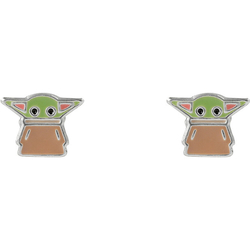 Pendientes Grogu The Mandalorian Star Wars Plata