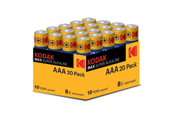 Blister Pilas Kodak Alcalina Max Aaa Lr3 Blister 20 Pilas