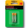 BLISTER KODAK 2 PILAS RECARGABLES NI-MH AAA LR3 650MAH