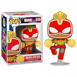 Figura Funko Pop Marvel Holiday Captain Marvel