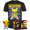 Set Figura Pop & Tee Marvel Wolverine Black Light