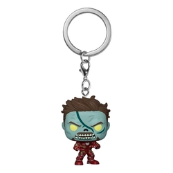 Llavero Pocket Pop Marvel What If Zombie Iron Man