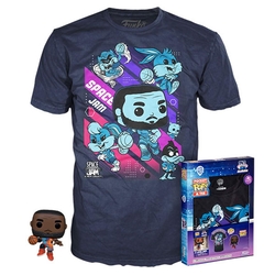 Pop & Tee Space Jam Looney Tunes Funko Lebron James + Camise