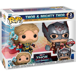 Blister 2 Figuras Pop Marvel Thor Love And Thunder Thor & Mi