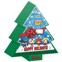 Arbol Navidad Con 4 Figuras Pocket Pop Marvel Tree Holiday E