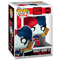Figura Pop Dc Comics Harley Quinn With Pizza