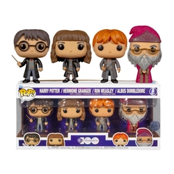 Funko Pop Harry Potter Pack 4 Figuras Harry Hermione Dumbled