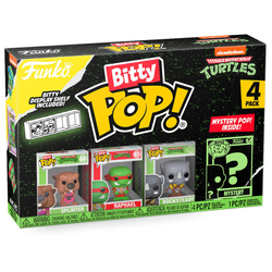 Blister 4 Figuras Bitty Pop Tortugas Ninja Splinter