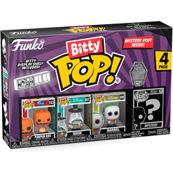 Blister 4 Figuras Bitty Pop Disney Pesadilla Antes De Navida
