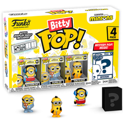 Blister 4 Figuras Bitty Pop Minions Series 3
