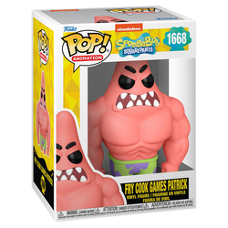 Figura Pop Bob Esponja Fry Cook Game Patrick