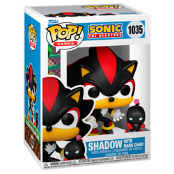 Figura Pop Sonic The Hedgehog Shadow With Dark Chao