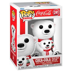Figura Pop Coca -Cola Polar Bear With Cub
