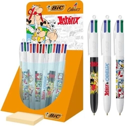 EXP 30 CANETAS 4 CORES DECORADOS ASTERIX PONTA 1MM