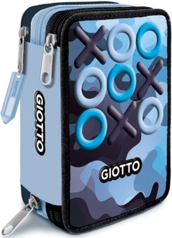 PLUMIER TRIPLO GIOTTO 3ZIP AZUL