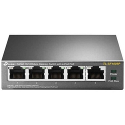 Switch Tp-Link Tl-Sf1005P 5 Puertos/ Rj-45 10/100 Poe
