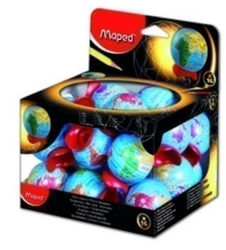C/16 AFIA-LÁPIS MAPED GLOBE COM DEPOSITO