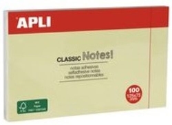 PACK 12 TACOS NOTAS ADHESIVAS 75X125MM APLI GROC