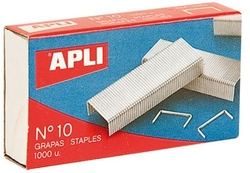 C/20 CAJAS DE 1000 AGRAFES Nº10 GALVANIZADAS APLI