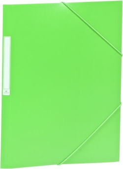 PACK/10 DOSSIERS Fº GOMMES RABAT PP OPACO VERT CLAIR