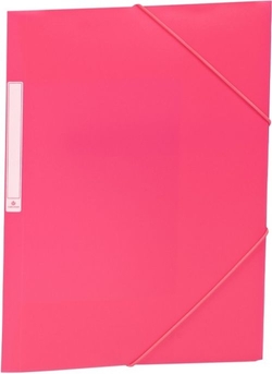 PACK/10 CAPAS Fº BORRACHAS ABAS PP OPACO COR-DE-ROSA