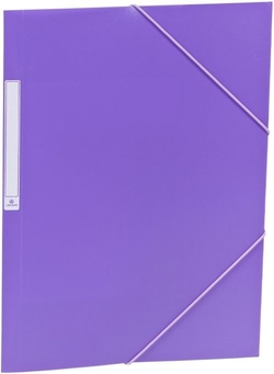 PACK/10 DOSSIERS Fº GOMMES RABAT PP OPACO VIOLETTE