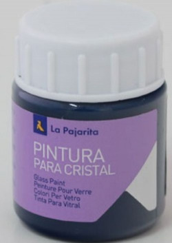 BOX OF 6 BOTTLES OPAQUE FABRIC PAINT LA PAJARITA 25ML BLUE